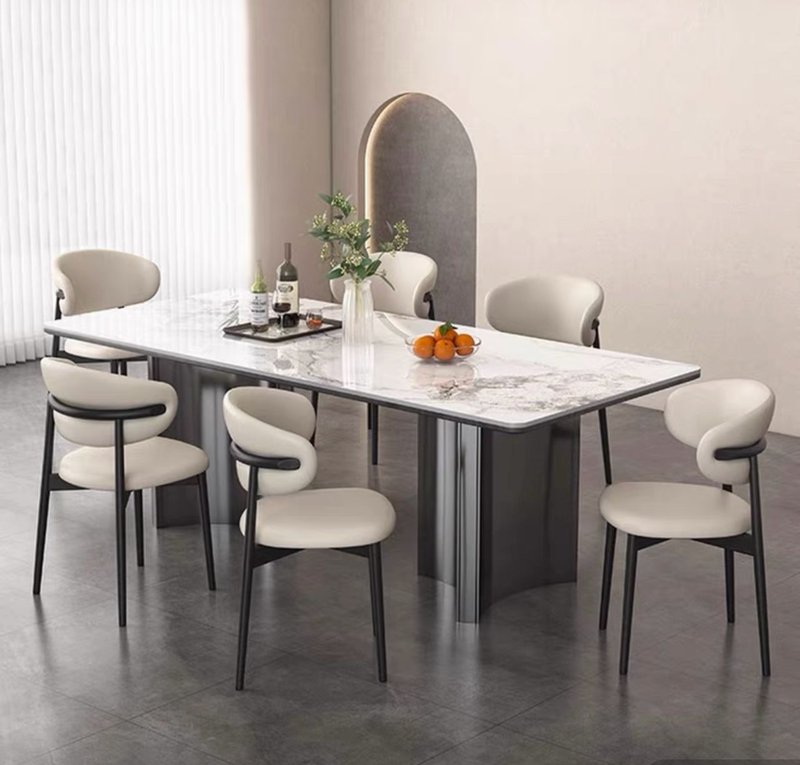 Modern Stylish Dining Table for Family Meals, Gatherings, and Everyday Comfort