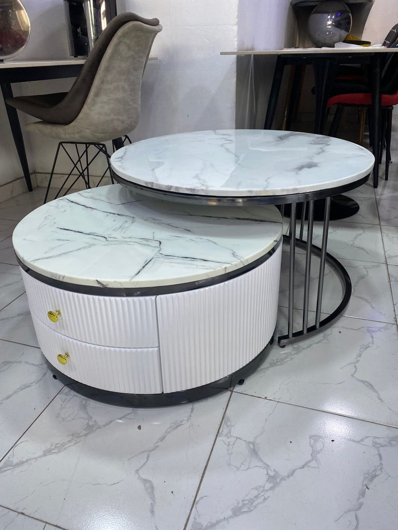 2in1 center table marble top