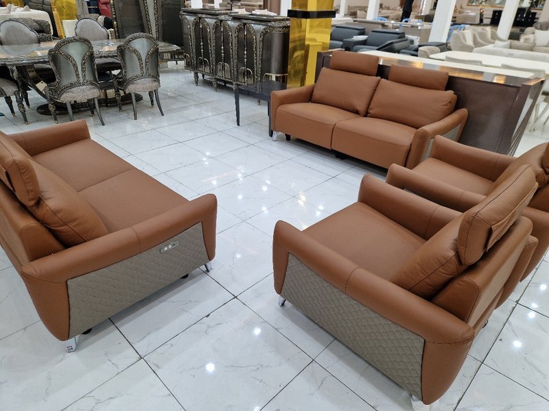 Regalia Lux 6-Seater Reclining Leather Sofa