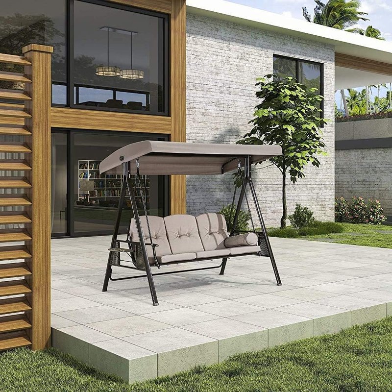 AeroLuxe Outdoor Canopy Swing Chair