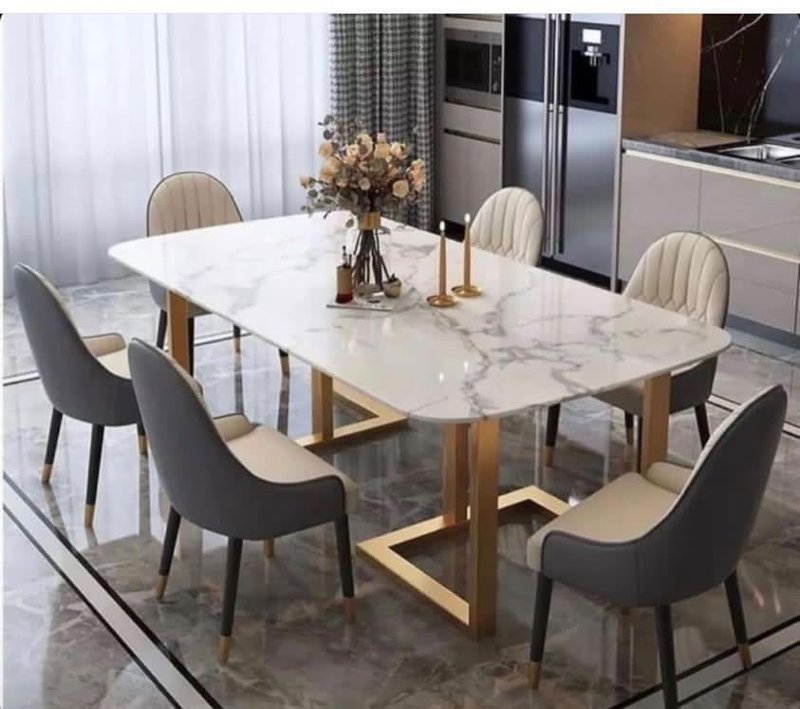 Superior Modern Dining Table and Chair Set with Elegant Contemporary Design