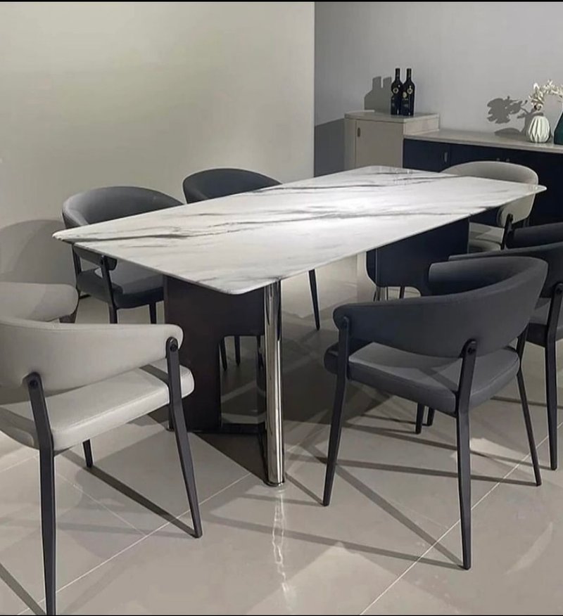 Well-Finished Modern Dining Table for Comfortable Meals and Everyday Dining Spaces