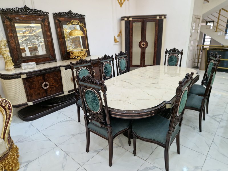 Turkish sofa set green color - Image 1